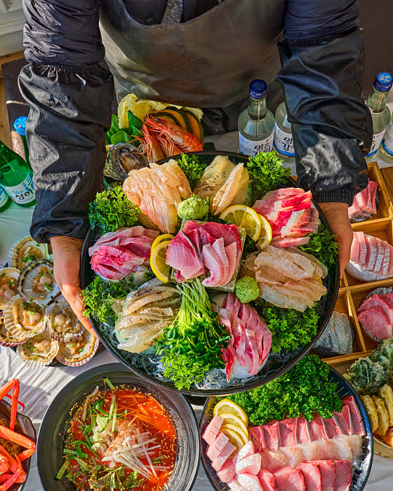 [BEST]동해안특선모둠회 매장4인 메뉴 사진(네이버)