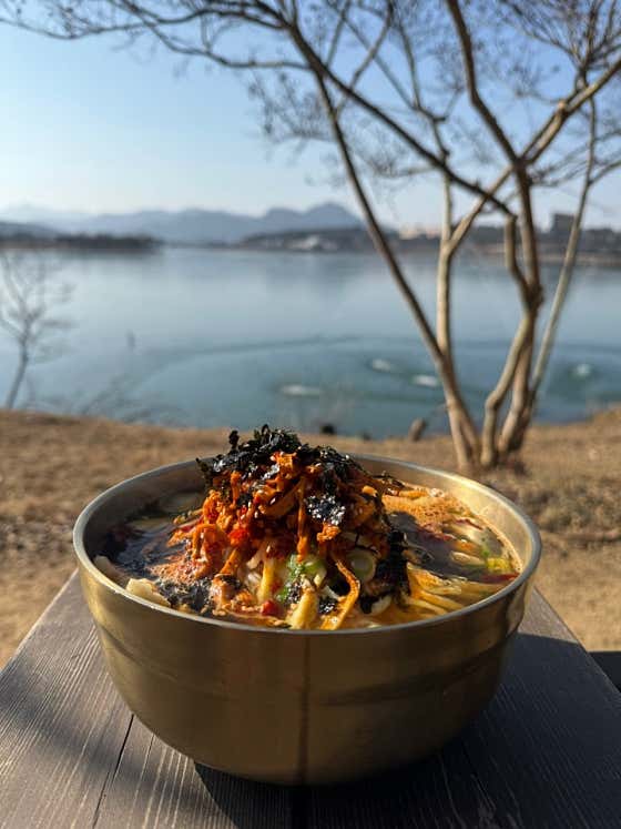 매운오뎅잔치국수(많이 매움주의) 메뉴 사진(네이버)