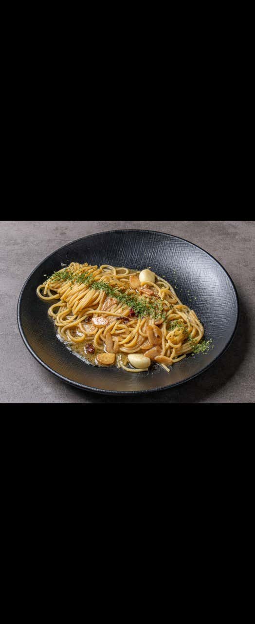 감바스오일파스타 메뉴 사진(네이버)