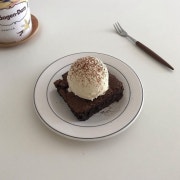 아이스크림브라우니 메뉴 사진(네이버)