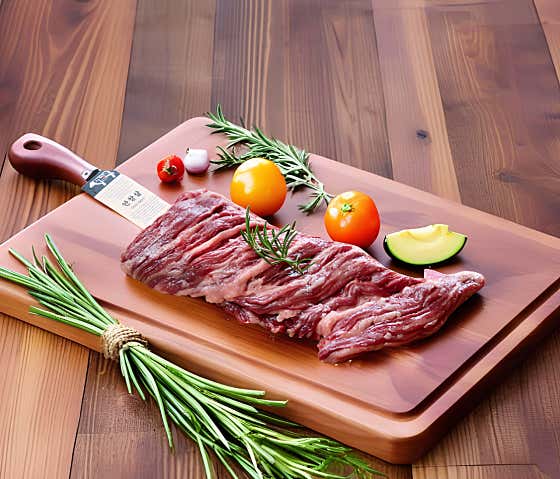 안창살 130g 메뉴 사진(네이버)