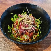 한우 육회비빔밥 메뉴 사진(네이버)