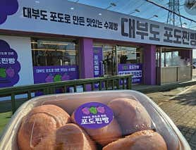 대부도포도찐빵