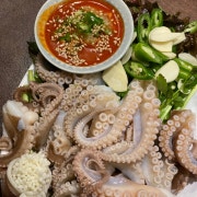 쭈꾸미 숙회 메뉴 사진(네이버)
