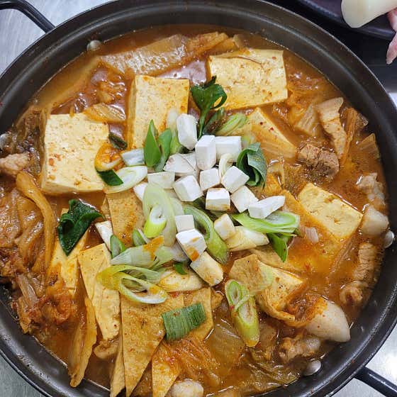 김치찌개(大) 메뉴 사진(네이버)