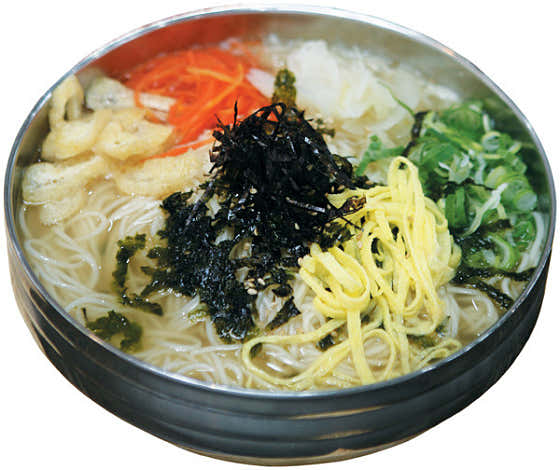 소면(겨울) 메뉴 사진(네이버)