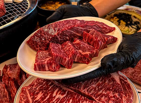 치마살 100g 메뉴 사진(네이버)