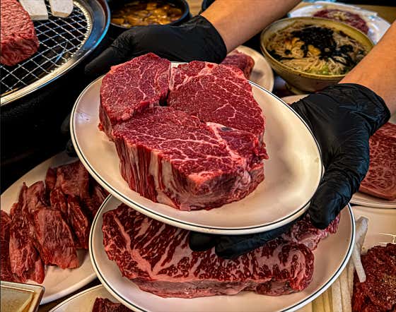 안심 100g 메뉴 사진(네이버)