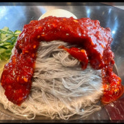 시크릿 비빔냉면 메뉴 사진(네이버)