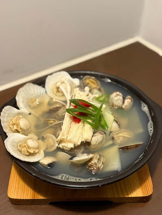바지락술찜 메뉴 사진(네이버)