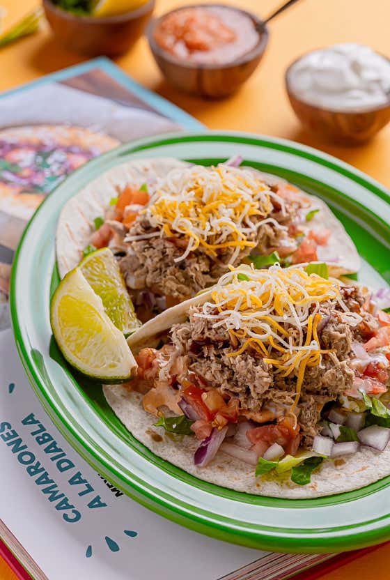 풀드포크 타코 (Pork Taco) 메뉴 사진(네이버)