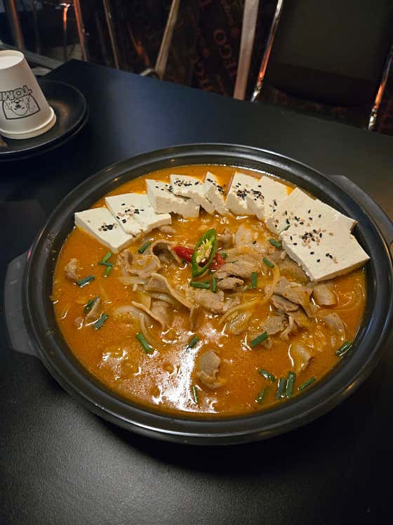 돼지고기 폭탄 된장술밥 메뉴 사진(네이버)
