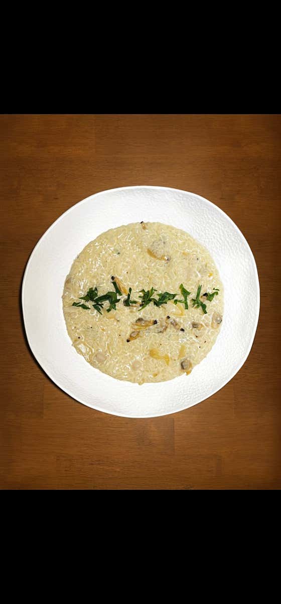 바지락 크림 리조또 메뉴 사진(네이버)