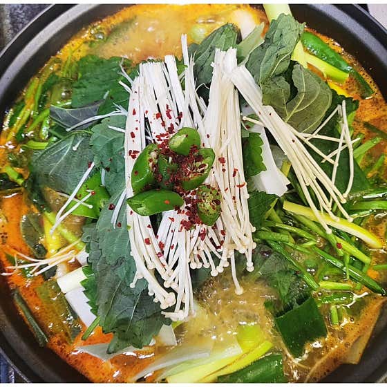 물닭갈비 메뉴 사진(네이버)