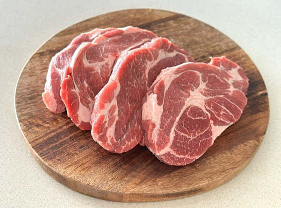 목살200g 메뉴 사진(네이버)