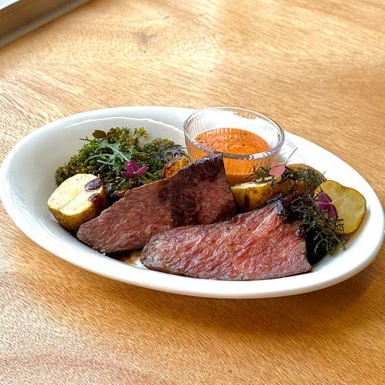 Korean 1++no.9 steak 메뉴 사진(네이버)