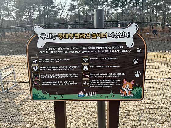 구미동 반려견 놀이터