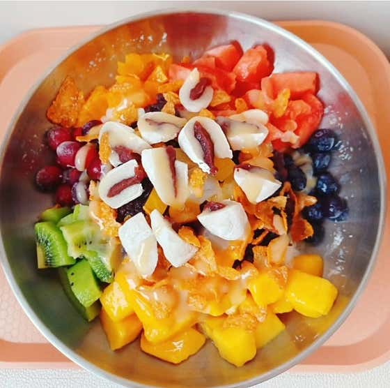덕전왕빙수 작은사이즈 메뉴 사진(네이버)
