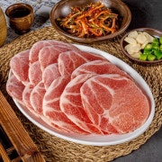 국내산1+급냉목살 메뉴 사진(네이버)