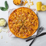 스파이시 맥앤치즈 피자 메뉴 사진(네이버)