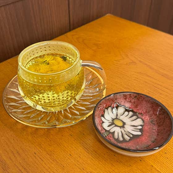 국화차 메뉴 사진(네이버)