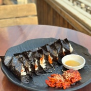 납짝김밥 메뉴 사진(네이버)