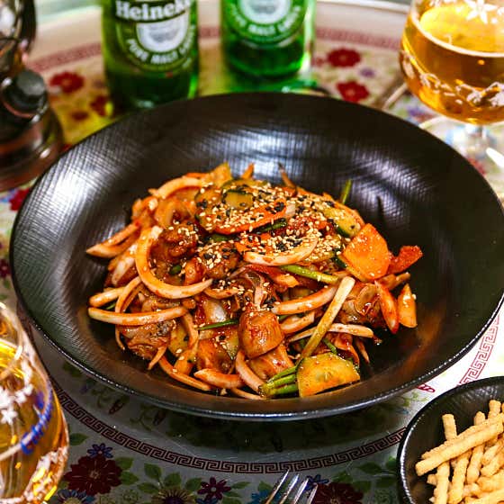 골뱅이무침 메뉴 사진(네이버)