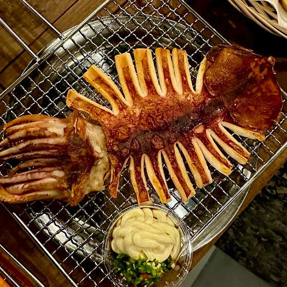 반건조오징어 메뉴 사진(네이버)