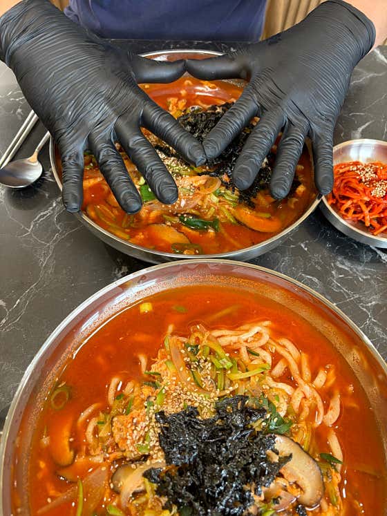 원영장칼국수