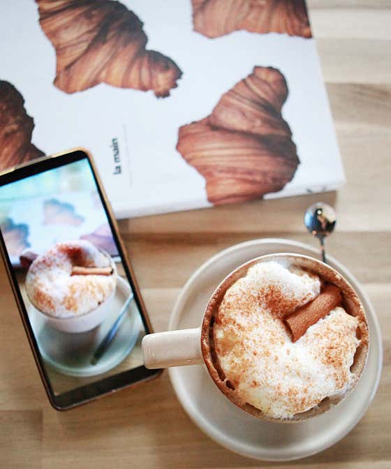 드라이 카푸치노 메뉴 사진(네이버)