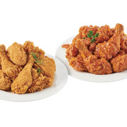 SET 2.후라이드+양념+콜라大 메뉴 사진(네이버)