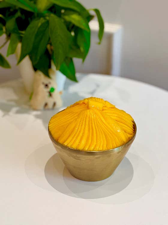 생 망고빙수(시즌종료) 메뉴 사진(네이버)