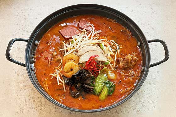 마라전골 메뉴 사진(네이버)