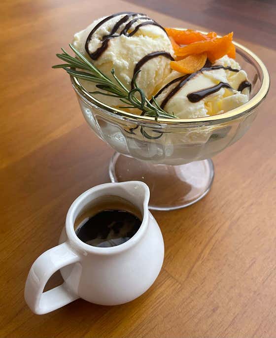 반시 아포가토 메뉴 사진(네이버)