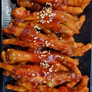 매운통닭발 메뉴 사진(네이버)