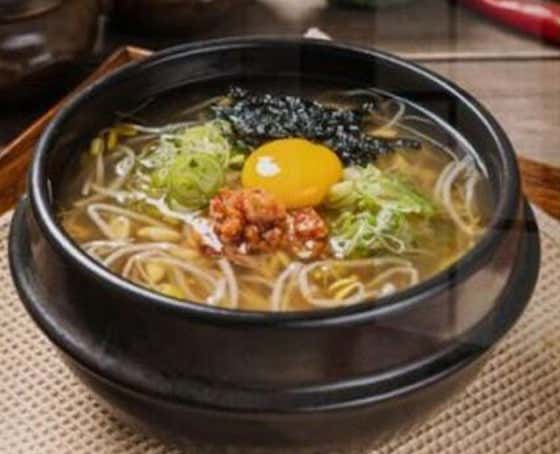 콩나물 국밥 메뉴 사진(네이버)