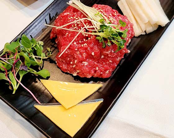 맛보기육회 메뉴 사진(네이버)