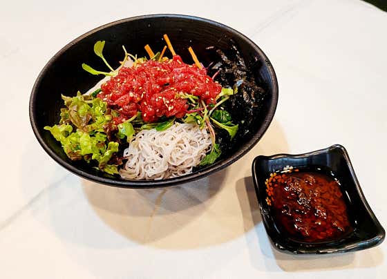 마라한우 육회냉면 메뉴 사진(네이버)