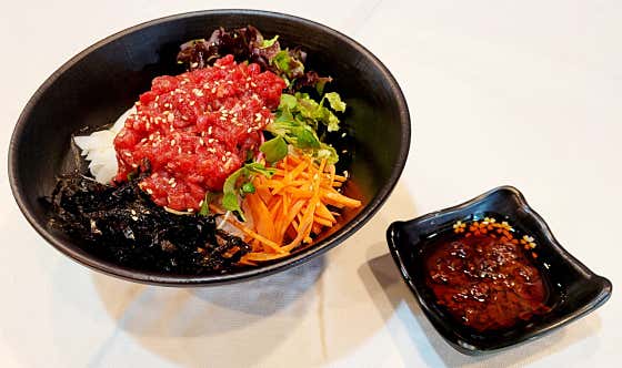 마라한우육회비빔밥 메뉴 사진(네이버)