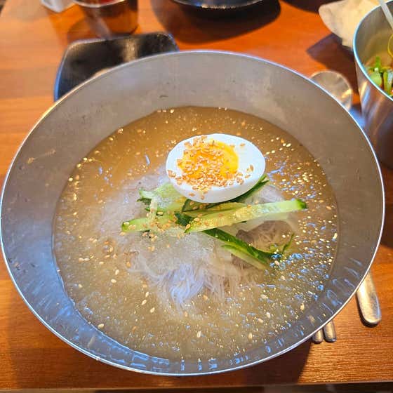 물냉면 메뉴 사진(네이버)