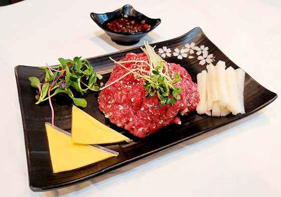 마라한우육회 메뉴 사진(네이버)