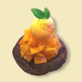 생망고빙수 메뉴 사진(네이버)