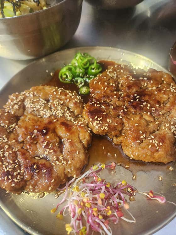 떡갈비 메뉴 사진(네이버)