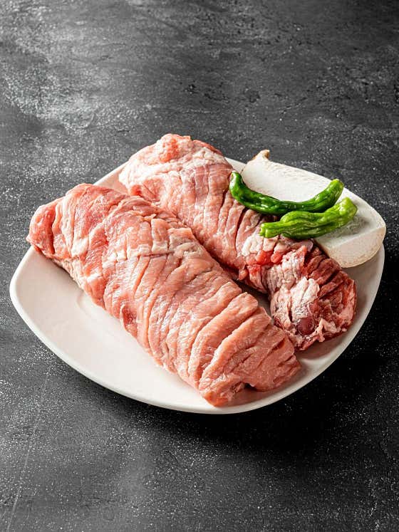 👍수제돼지생갈비👍250g 메뉴 사진(네이버)