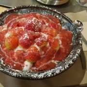 레알딸기빙수 메뉴 사진(네이버)