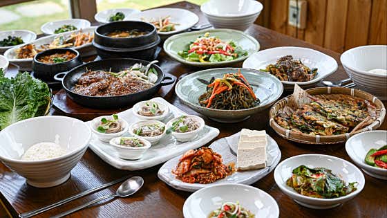 미나리떡갈비정식 메뉴 사진(네이버)
