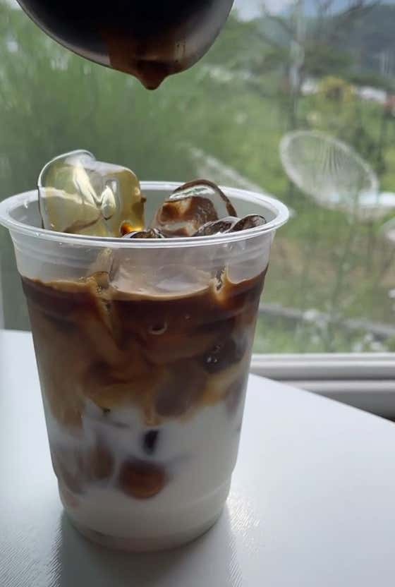 카페라떼 메뉴 사진(네이버)