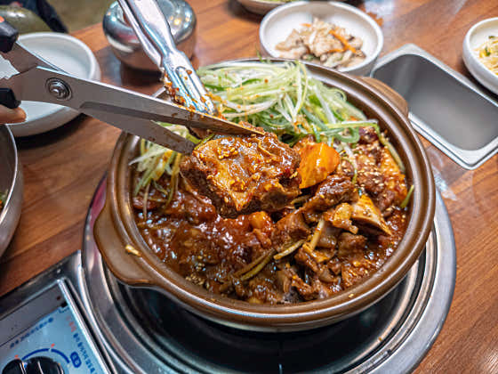 파채소갈비찜 메뉴 사진(네이버)