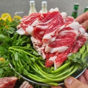 김숙성 투뿔 차돌박이(120g) 메뉴 사진(네이버)