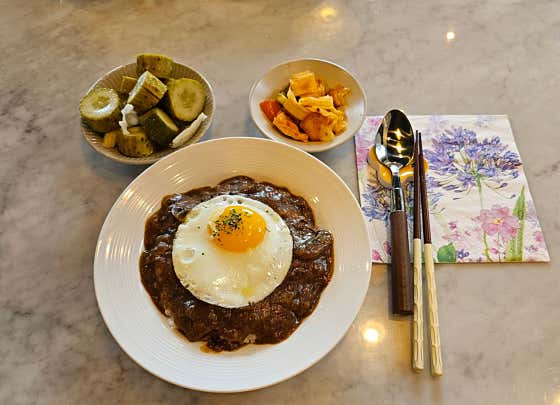 비프카레 메뉴 사진(네이버)